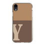 Slim Protection Case［ Original - initial two tone - Y brown ］