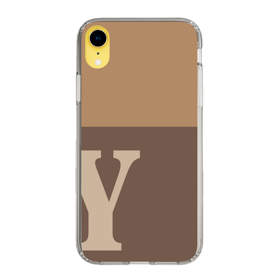 Slim Protection Case［ Original - initial two tone - Y brown ］