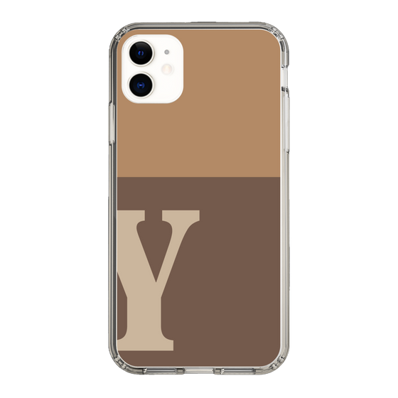 Slim Protection Case［ Original - initial two tone - Y brown ］
