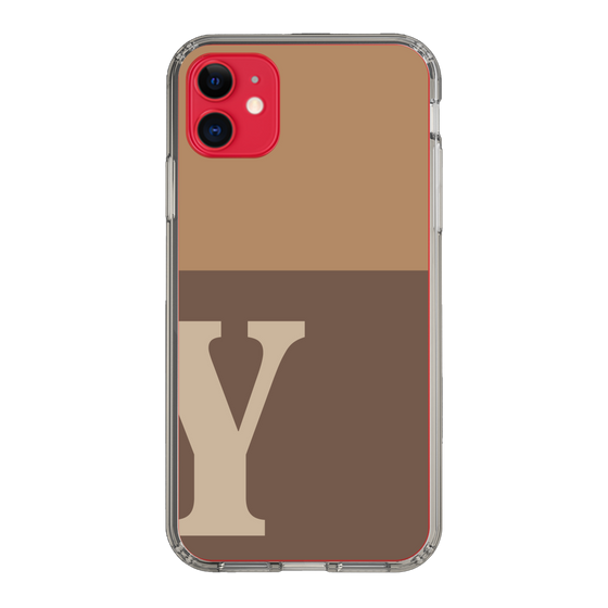 Slim Protection Case［ Original - initial two tone - Y brown ］