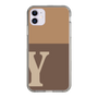 Slim Protection Case［ Original - initial two tone - Y brown ］