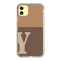 Slim Protection Case［ Original - initial two tone - Y brown ］