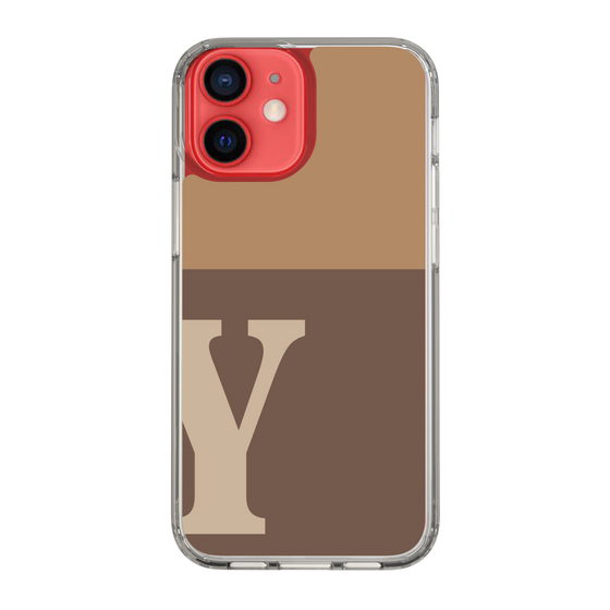 Slim Protection Case［ Original - initial two tone - Y brown ］