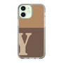 Slim Protection Case［ Original - initial two tone - Y brown ］