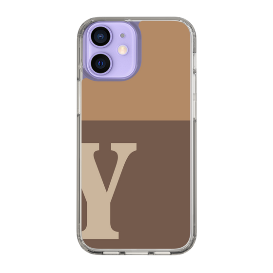 Slim Protection Case［ Original - initial two tone - Y brown ］