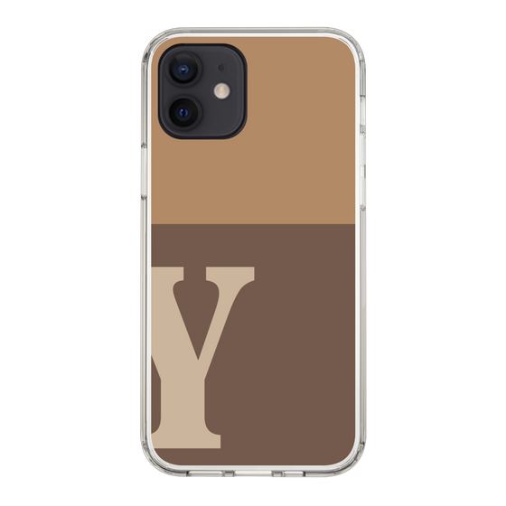 Slim Protection Case［ Original - initial two tone - Y brown ］