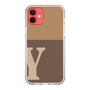Slim Protection Case［ Original - initial two tone - Y brown ］