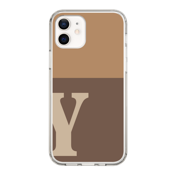 Slim Protection Case［ Original - initial two tone - Y brown ］