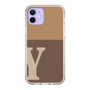 Slim Protection Case［ Original - initial two tone - Y brown ］