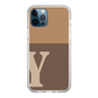 Slim Protection Case［ Original - initial two tone - Y brown ］