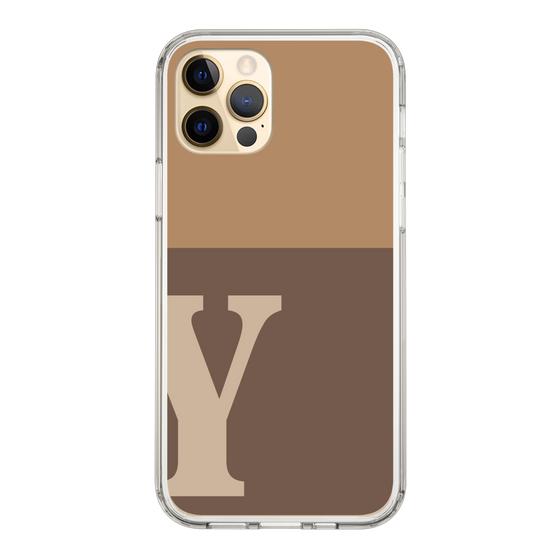 Slim Protection Case［ Original - initial two tone - Y brown ］