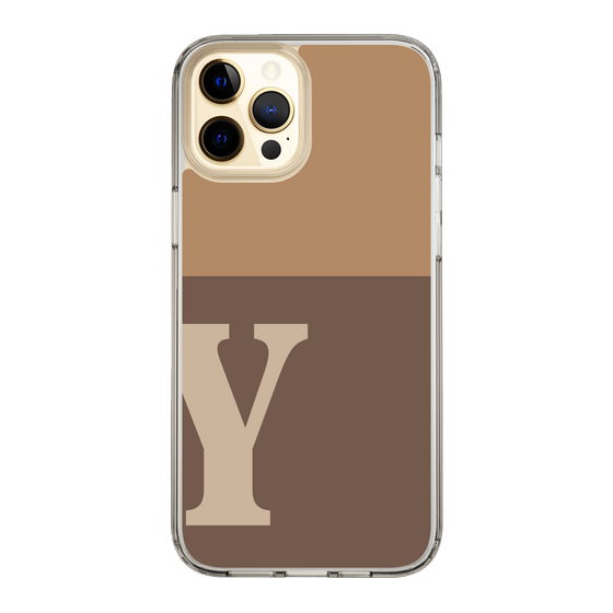Slim Protection Case［ Original - initial two tone - Y brown ］