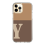 Slim Protection Case［ Original - initial two tone - Y brown ］