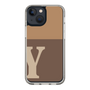 Slim Protection Case［ Original - initial two tone - Y brown ］