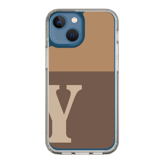 Slim Protection Case［ Original - initial two tone - Y brown ］