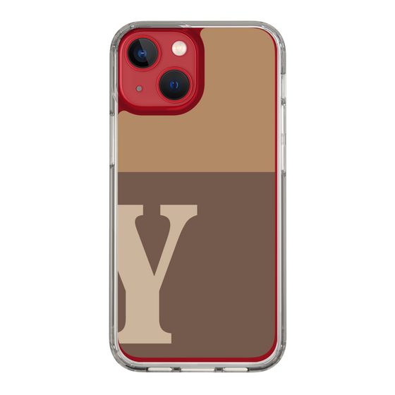 Slim Protection Case［ Original - initial two tone - Y brown ］
