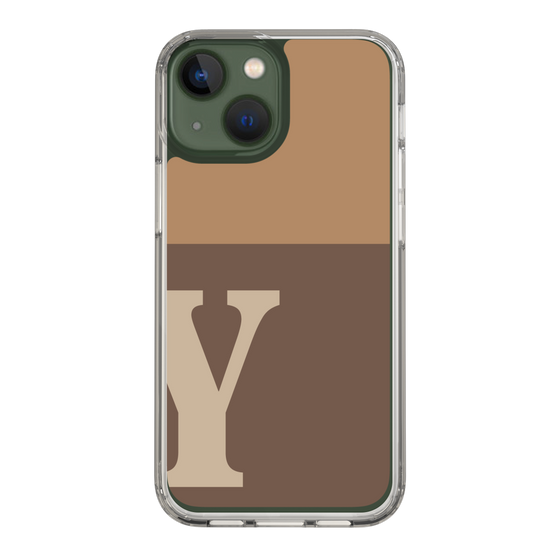 Slim Protection Case［ Original - initial two tone - Y brown ］