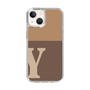 Slim Protection Case［ Original - initial two tone - Y brown ］