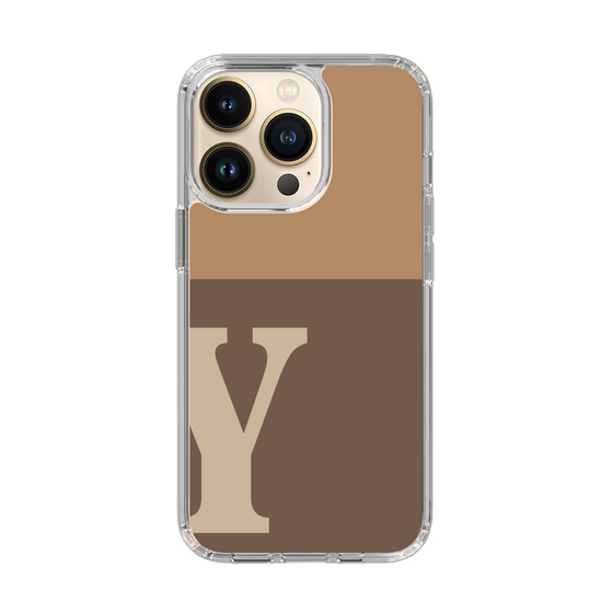 Slim Protection Case［ Original - initial two tone - Y brown ］