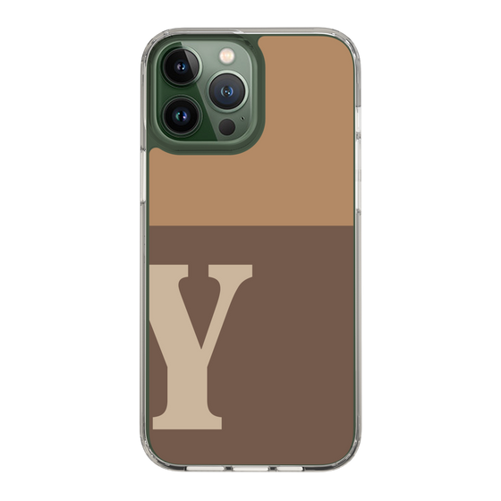 Slim Protection Case［ Original - initial two tone - Y brown ］