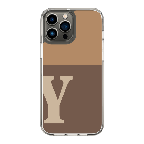 Slim Protection Case［ Original - initial two tone - Y brown ］