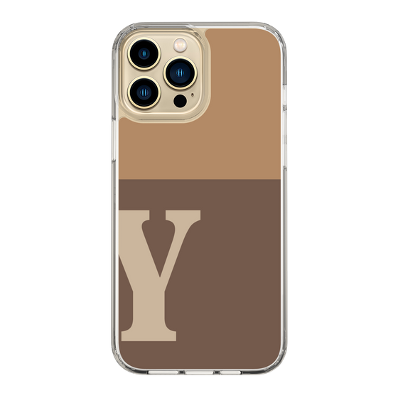 Slim Protection Case［ Original - initial two tone - Y brown ］