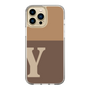 Slim Protection Case［ Original - initial two tone - Y brown ］
