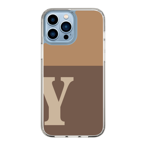 Slim Protection Case［ Original - initial two tone - Y brown ］