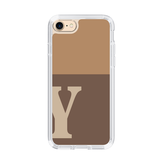 Slim Protection Case［ Original - initial two tone - Y brown ］