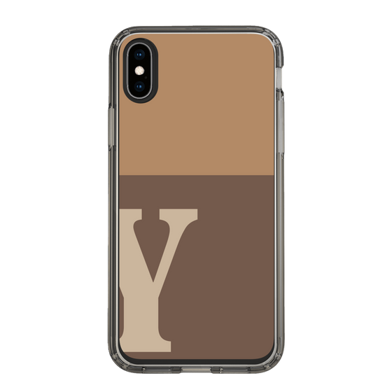 Slim Protection Case［ Original - initial two tone - Y brown ］