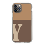 Slim Protection Case［ Original - initial two tone - Y brown ］