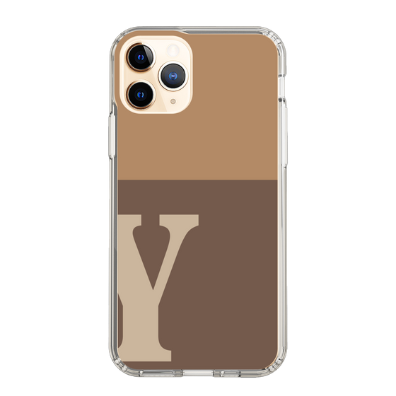 Slim Protection Case［ Original - initial two tone - Y brown ］