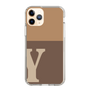 Slim Protection Case［ Original - initial two tone - Y brown ］