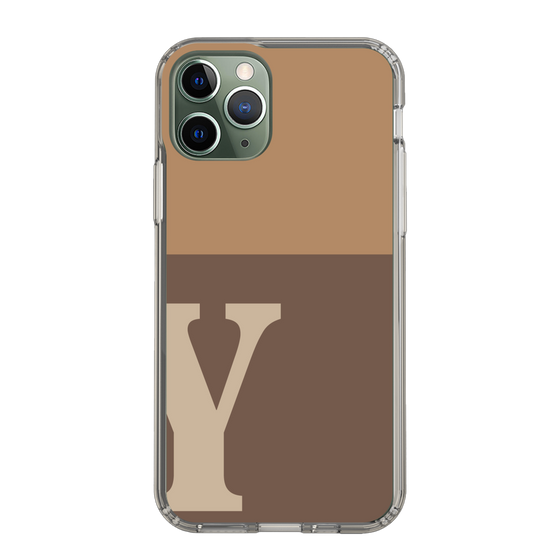 Slim Protection Case［ Original - initial two tone - Y brown ］