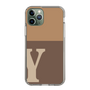Slim Protection Case［ Original - initial two tone - Y brown ］