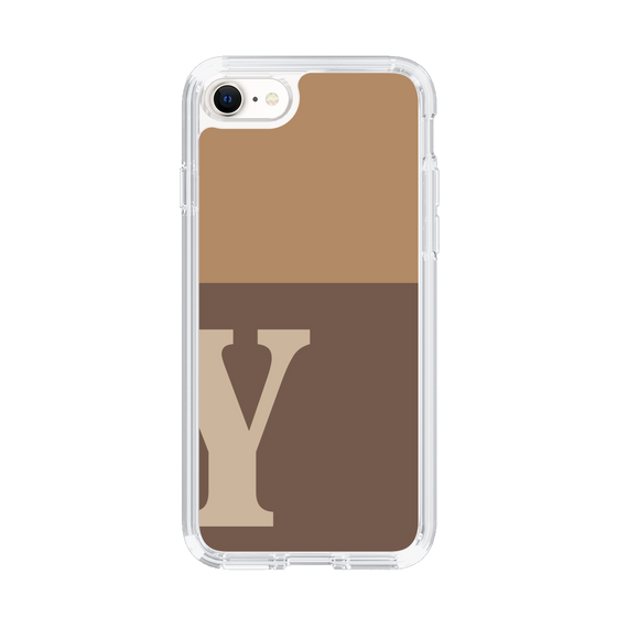 Slim Protection Case［ Original - initial two tone - Y brown ］