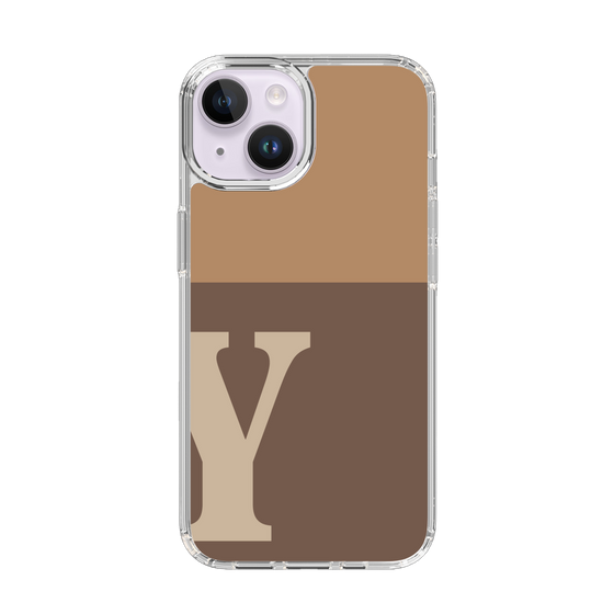 Slim Protection Case［ Original - initial two tone - Y brown ］