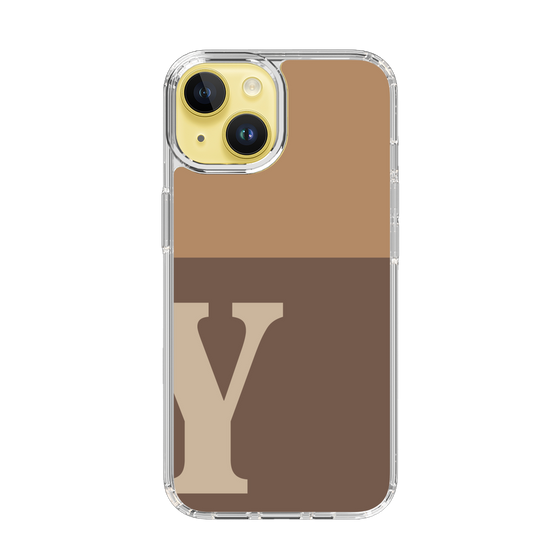 Slim Protection Case［ Original - initial two tone - Y brown ］