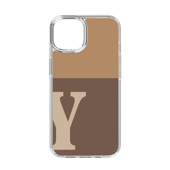 Slim Protection Case［ Original - initial two tone - Y brown ］