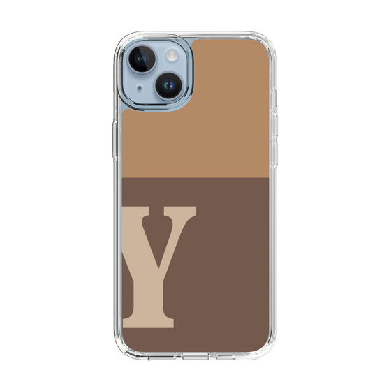 Slim Protection Case［ Original - initial two tone - Y brown ］