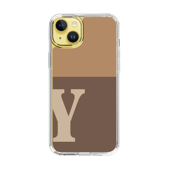 Slim Protection Case［ Original - initial two tone - Y brown ］