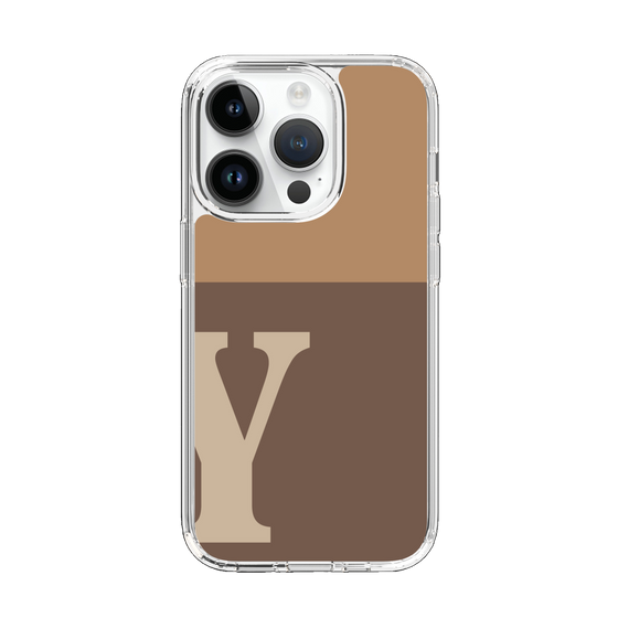 Slim Protection Case［ Original - initial two tone - Y brown ］