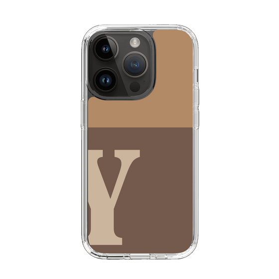 Slim Protection Case［ Original - initial two tone - Y brown ］