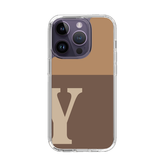 Slim Protection Case［ Original - initial two tone - Y brown ］