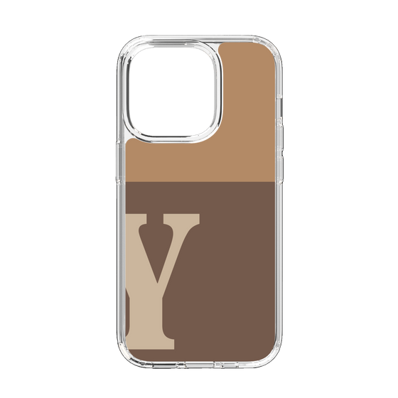Slim Protection Case［ Original - initial two tone - Y brown ］
