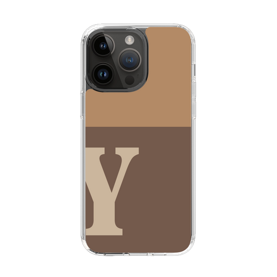 Slim Protection Case［ Original - initial two tone - Y brown ］