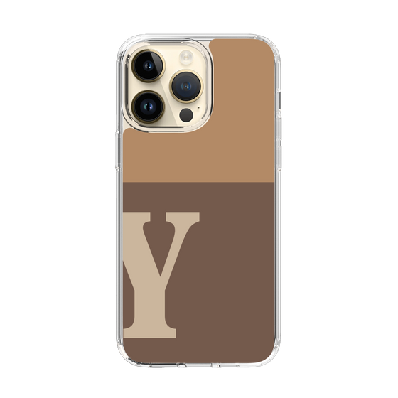 Slim Protection Case［ Original - initial two tone - Y brown ］