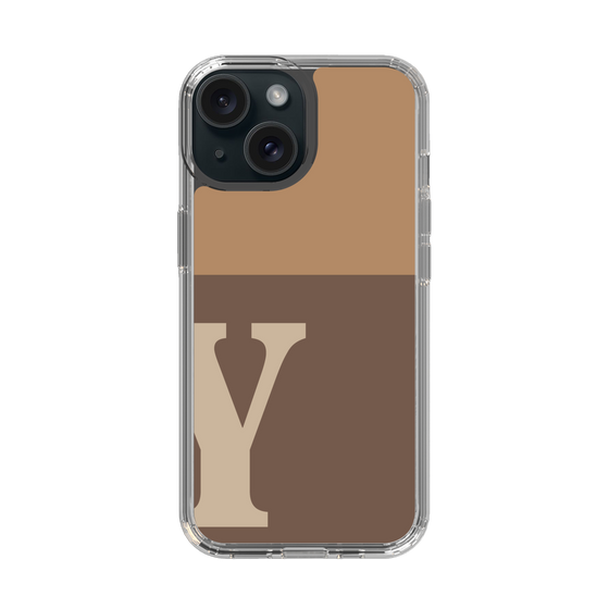 Slim Protection Case［ Original - initial two tone - Y brown ］