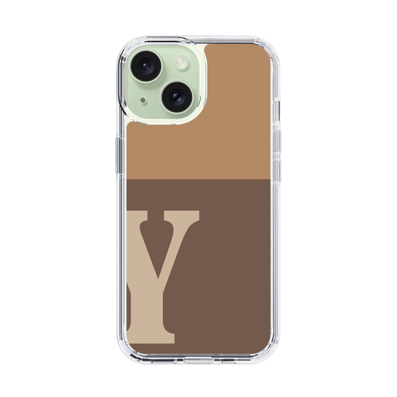 Slim Protection Case［ Original - initial two tone - Y brown ］