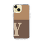 Slim Protection Case［ Original - initial two tone - Y brown ］